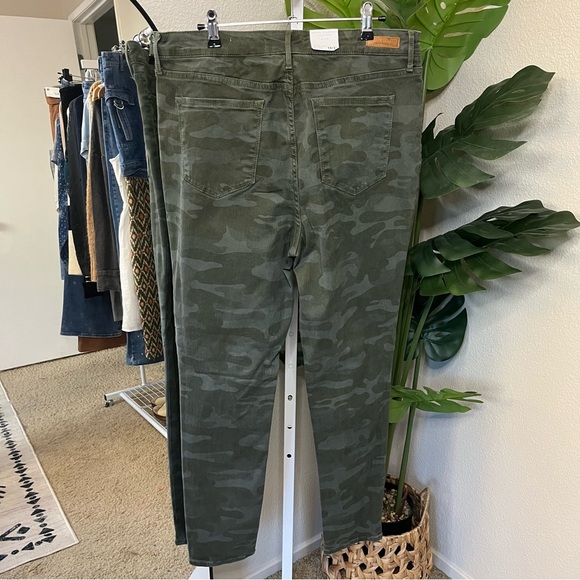 💚 Social Standard by Sanctuary Camo Print High-Rise Skinny Jeans | Sz 14/32 - Picture 8 of 8